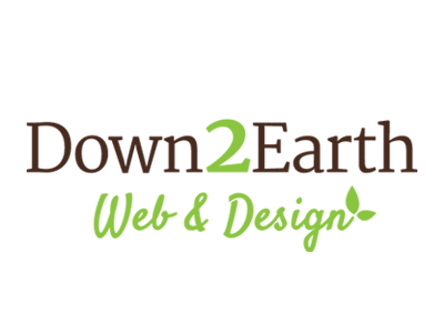 Down2Earth Web & Design - Logo Design design logo