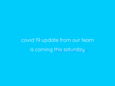 COVIDUPDATE VIDEO COMES SOON FLYER