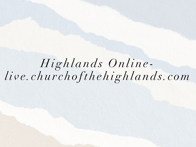 Highlands Online Video Graphic