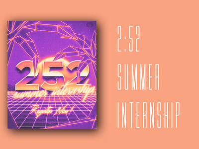 2:52 Summer Internship Website Format