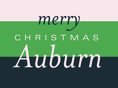 Merry Christmas Auburn!!