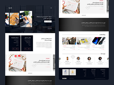 Digital agency agency company design portfolio project team ui website