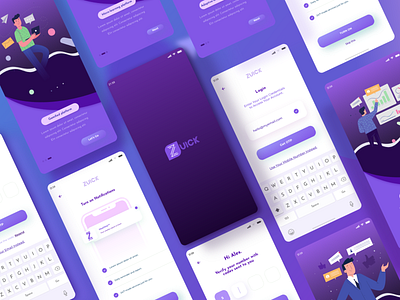 App Onboarding Screens app design illustration login minimal signup ui ui design ux ux ui