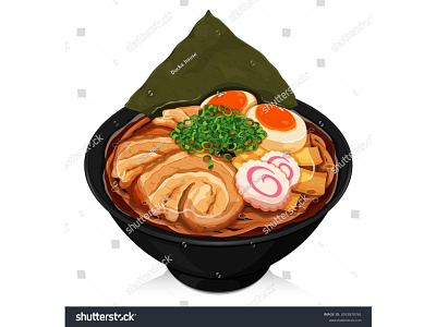 Japanese food recipes with rice and noodles illustration vector. anime asian bowl cartoon chashu culture design food illustration illustration japanese food manga menu noodle noodles pork ramen restaurant traditional vector wagyu
