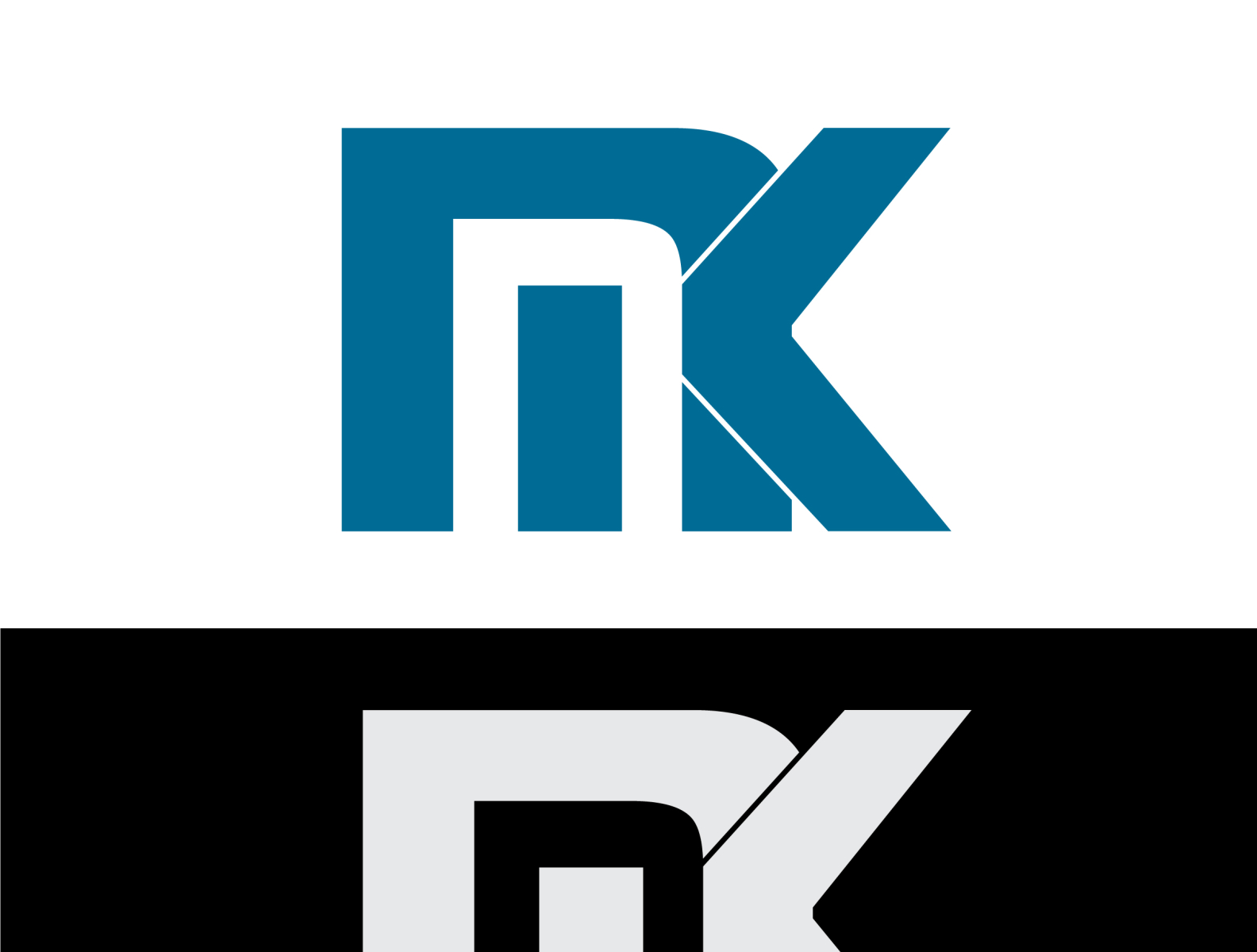 MK creative letter logo by 14 Md Balayet Hossain | Logo Designer | T ...