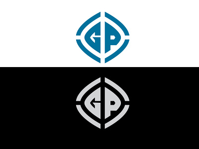 #moogram GP letter logo hire me design illustration initial letter logo initial logo logo design logodesign logotype monogram logo