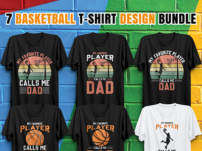 Basketball T-Shirt Design Bundle