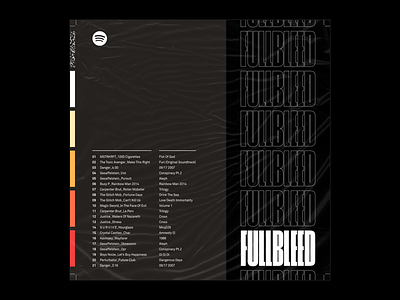 FULLBLEED akkurat album black cinderblock fullbleed layout playlist spotify