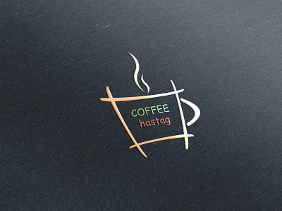 Coffee LOGO branding flat illustration vector