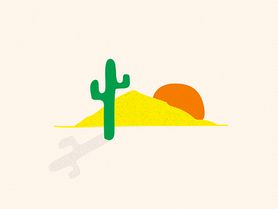 Desert Vibes badge cactus desert design illustration poster simple vector