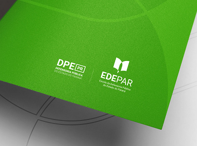 Logo Presentation - DPE-PR and EDEPAR brand brand design branding design graphic design logo logo application logo design logo presentation mockup paper tipography visual identity