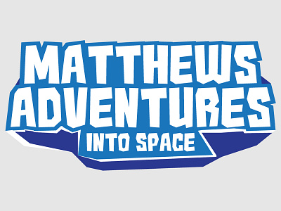 Matthew's Adventures: Into Space branding design illustration logo movie poster type typography