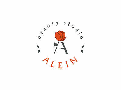 Beauty studio logo bauty shop logo beauty logo beauty studio logo brand identity branding corporate identity design flower logo graphic design logo rose logo symbol typography