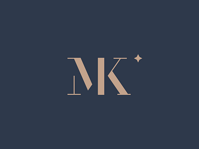 Logo for plastic surgeon brand identity branding corporate identity graphic design logo mk monogram logo plastic surgery symbol typography