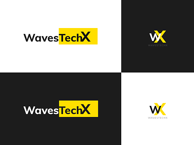 Branding for WavesTechX app branding concept design granddesignlab illustration logo minimal ui ux
