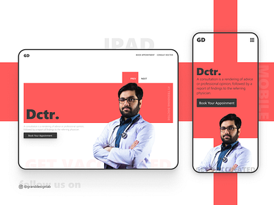 Doctor App Hero Page