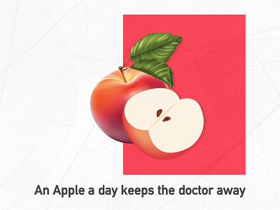 3D Apple Vector