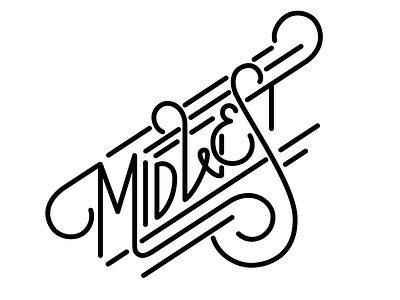 Midwest for Dwell dwell midwest type typography