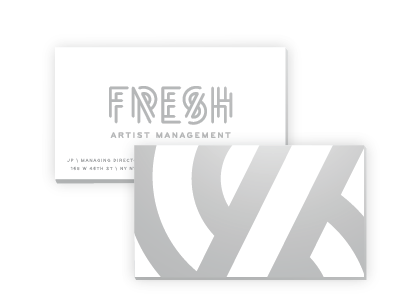 Fresh business cards