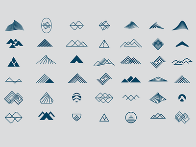 Palomar branding design icon illustration logo mountain