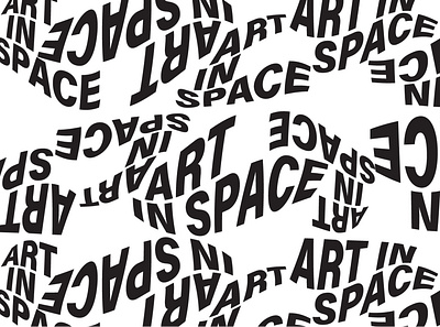 Art in Space brand branding design illustration lettering logo pattern poster type typography