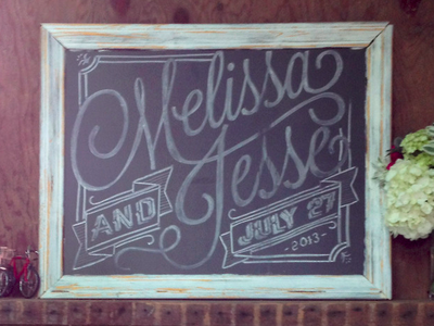 Chalkboard art chalk chalkboard design typography wedding