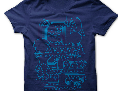 MPLS design illustration minneapolis mpls tshirt