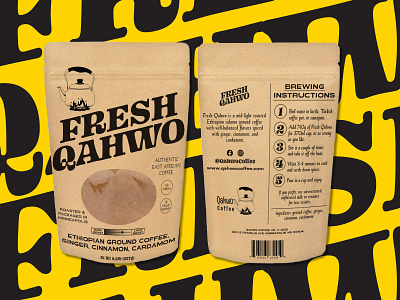 Qahwo Coffee coffee design illustration packaging