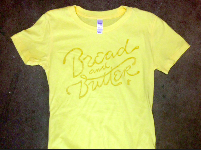 The Bread and Butter State bread and butter lettering minnesota shirt shirtshow state tshirt typography