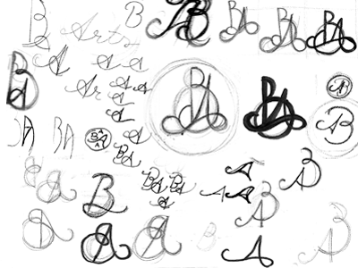 Monogram sketches