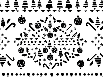 holiday tree pattern