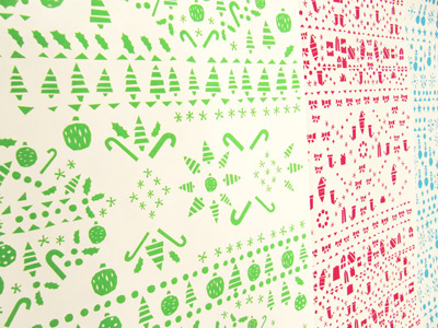 Holiday prints design holiday pattern poster screenprint