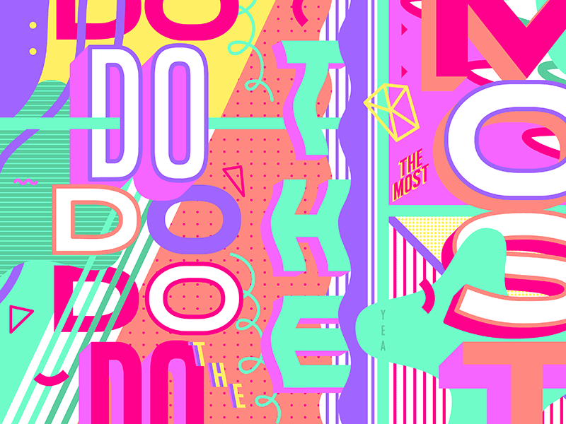 Do The Most Good color design good illustration typography