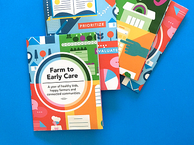 Farm to Schools poster agriculture colorful design education farm illustration infographic poster process