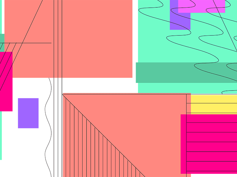 Most Good process editorial colorful lettering typography illustration design
