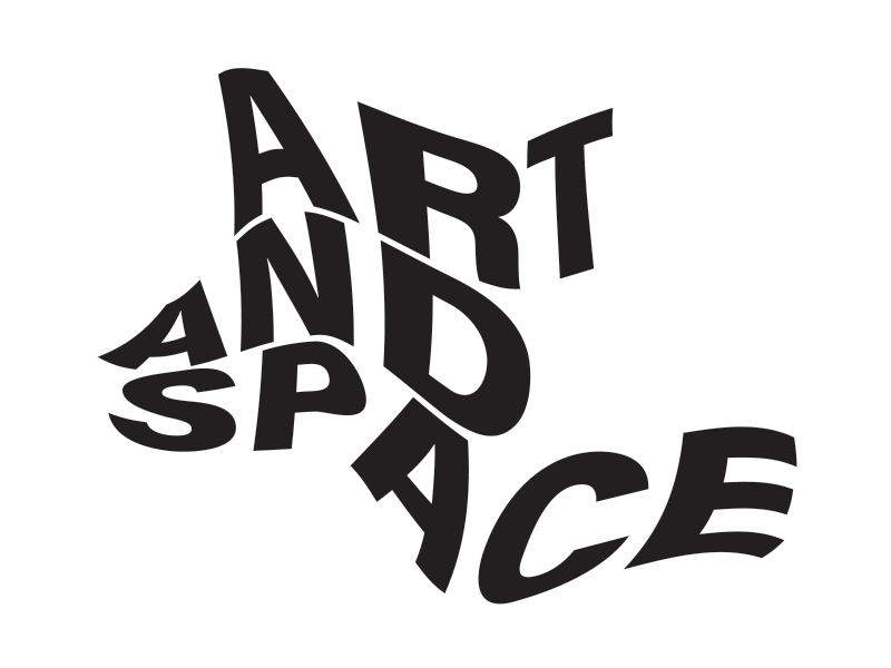 Art and Space art branding lettering space type typography warp