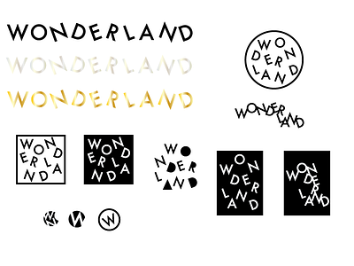 Wonderland 2 branding design identity logo typography wonderland