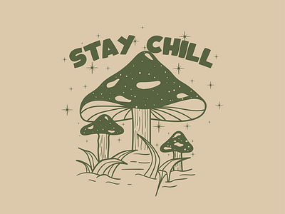 Stay Chill branding chill design ilustrator design vector design vintage logo