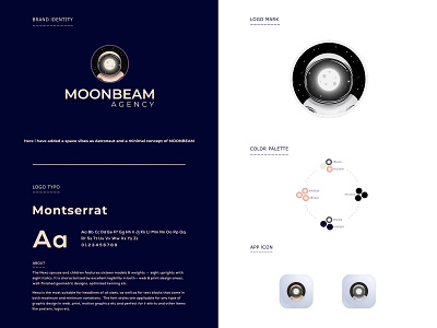 moon beam agency logo app icon logo branding date site design gradient logo illustration logo logo design logomark minimalist logo new logo