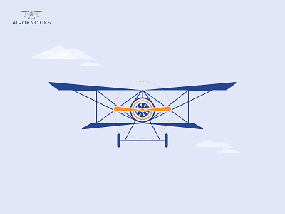 "Airoknotiks" Aircraft Logo