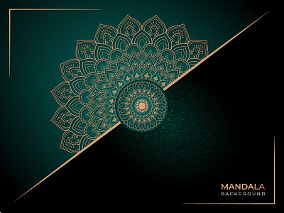 "Mandala" Background Design 2 background design design gradient logo logo logo design luxury design mandala mandala art mandala design minimalist logo ui ux vector