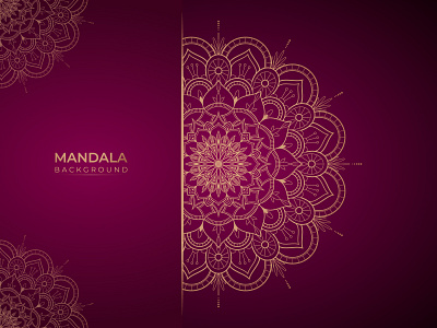 "Mandala" Background Design 3 app icon logo branding flat logo gradient logo illustration logo design logomark luxury design mandala mandala art mandala design minimalist logo new logo typography vector