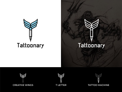 Tattoonary A Tattoo Artist Logo Design By Team Alpha On Dribbble