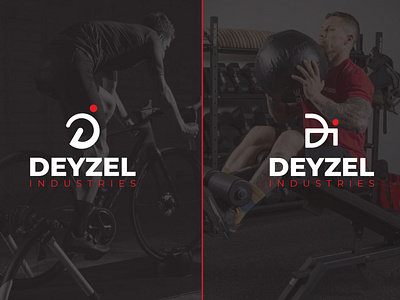 "DEYZEL INDUSTRIES" Fitness Monogram Logo