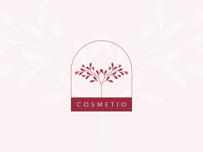 "C O S M E T I O" Feminine Logo Branding
