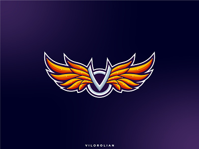 Vilorolian branding design esport identity illustration logo logo design minimalist logo monogram sport streamer twitch v letter vtuber