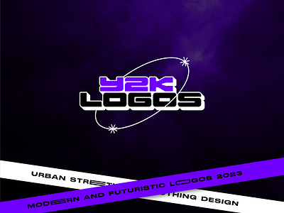 Y2K Logo For Urban Streetwear Clothing Brand