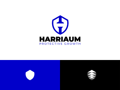 "Harriaum" A Secure Automated Platform app icon logo app logo automated platform branding combination mark design h letter investment logo letter logo logo logo design logo initial minimalist logo modern logo monogram secure investment secure logo shield logo tech investment tech logo