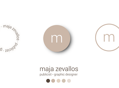 Maja personal brand personal branding personal logo personal project