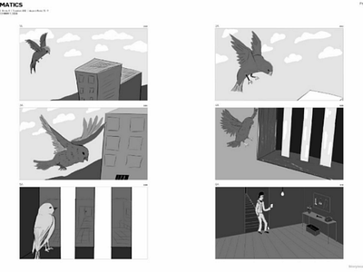 Storyboard-part 1 storyboard digtal bird animatics
